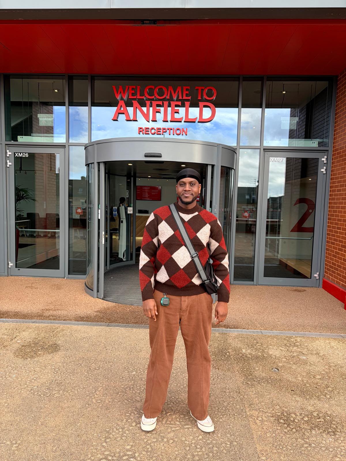 Dad at Anfield