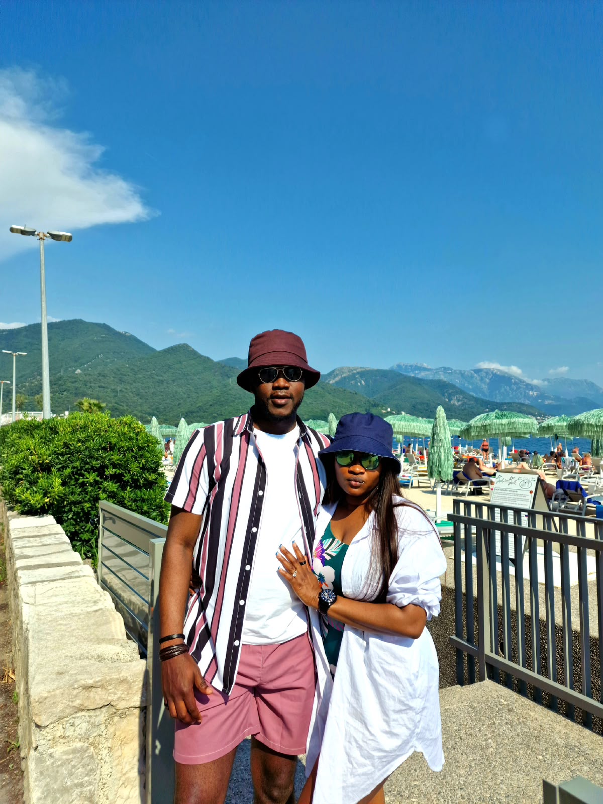 Dad and his wife on vacation